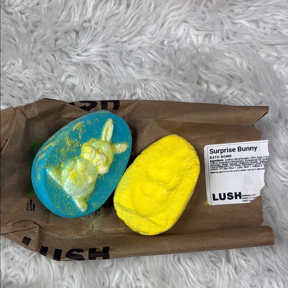 Lush Other - New!Lush Bunny Bath Bomb Duo - Vibrant Blue and Yellow